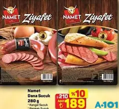 NAMET DANA SUCUK 280 G fiyat ve kampanya bilgisi